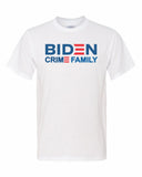 39-30T BIDEN CRIME FAMILY Patriotic America First MAGA cotton Tee Shirt